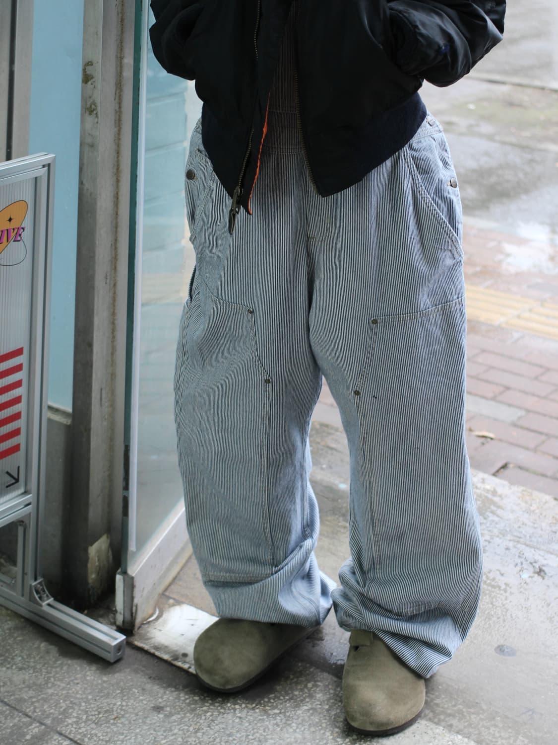 칼하트 더블니 히코리 오버올 상품이미지2