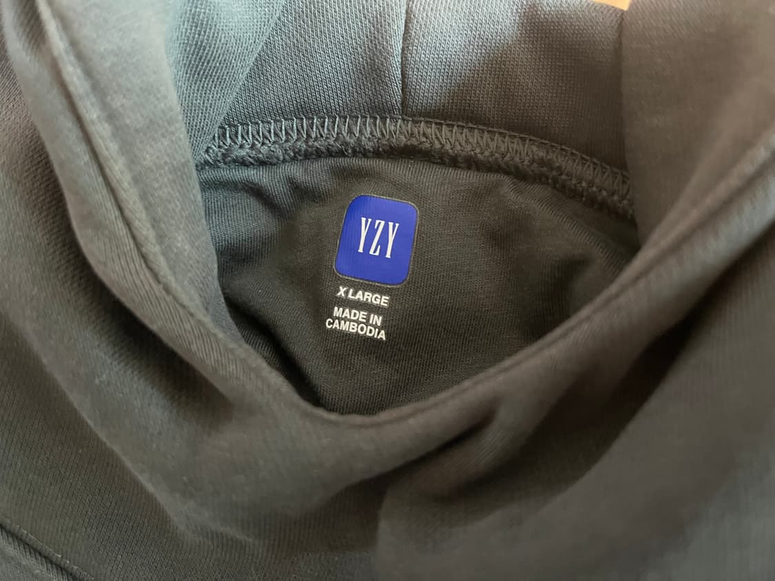 [XL] 이지 갭 발렌시아가 도브 후디 블랙 상품이미지7