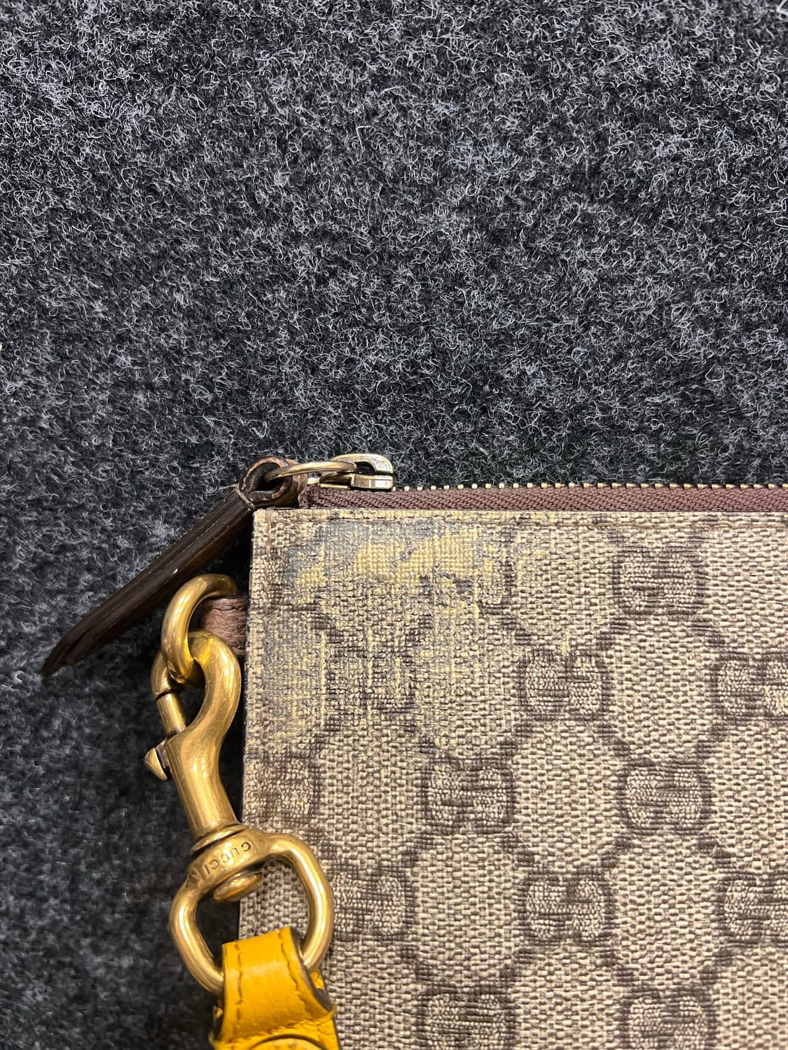 구찌 네오 빈티지 GG 수프림 클러치 및 지갑 세트 상품이미지9