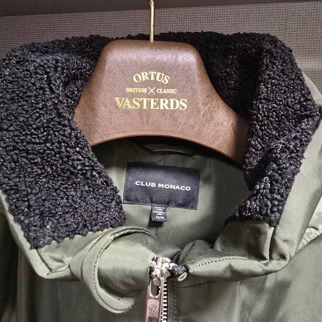 클럽모나코 후드패딩 / 카키 / M 상품이미지4