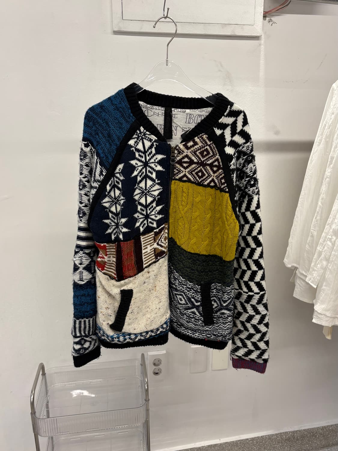 Desigual x Yes knit zip up 상품이미지1