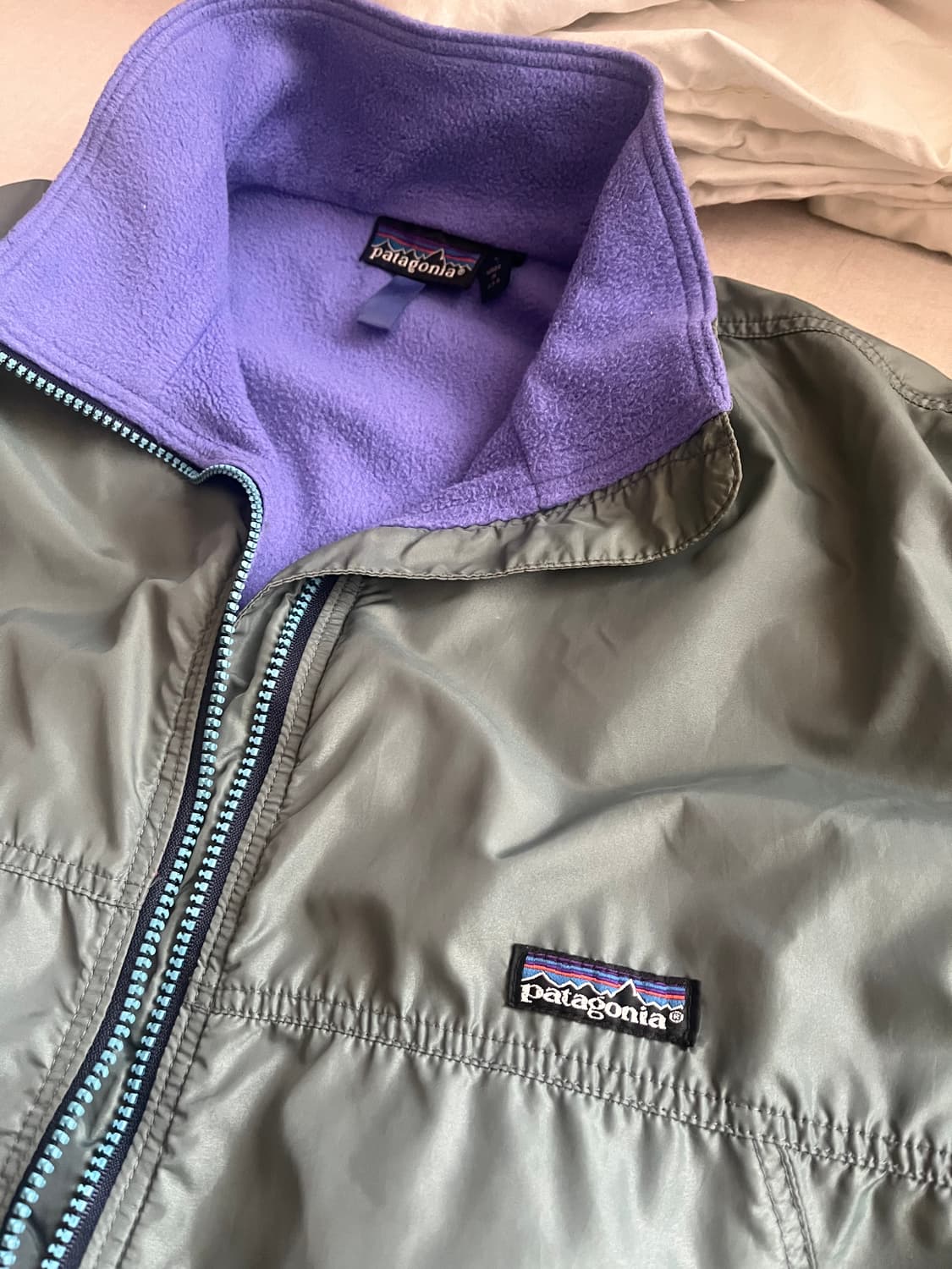 파타고니아 쉘드 신칠라 봄버 자켓 USA 남녀공용 집업 블루종 플리스 상품이미지2