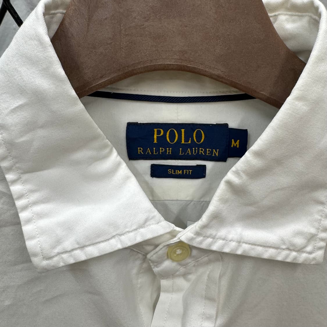 폴로 랄프로렌 솔리드 긴팔 셔츠 멀티포니 포인트 화이트 상품이미지6