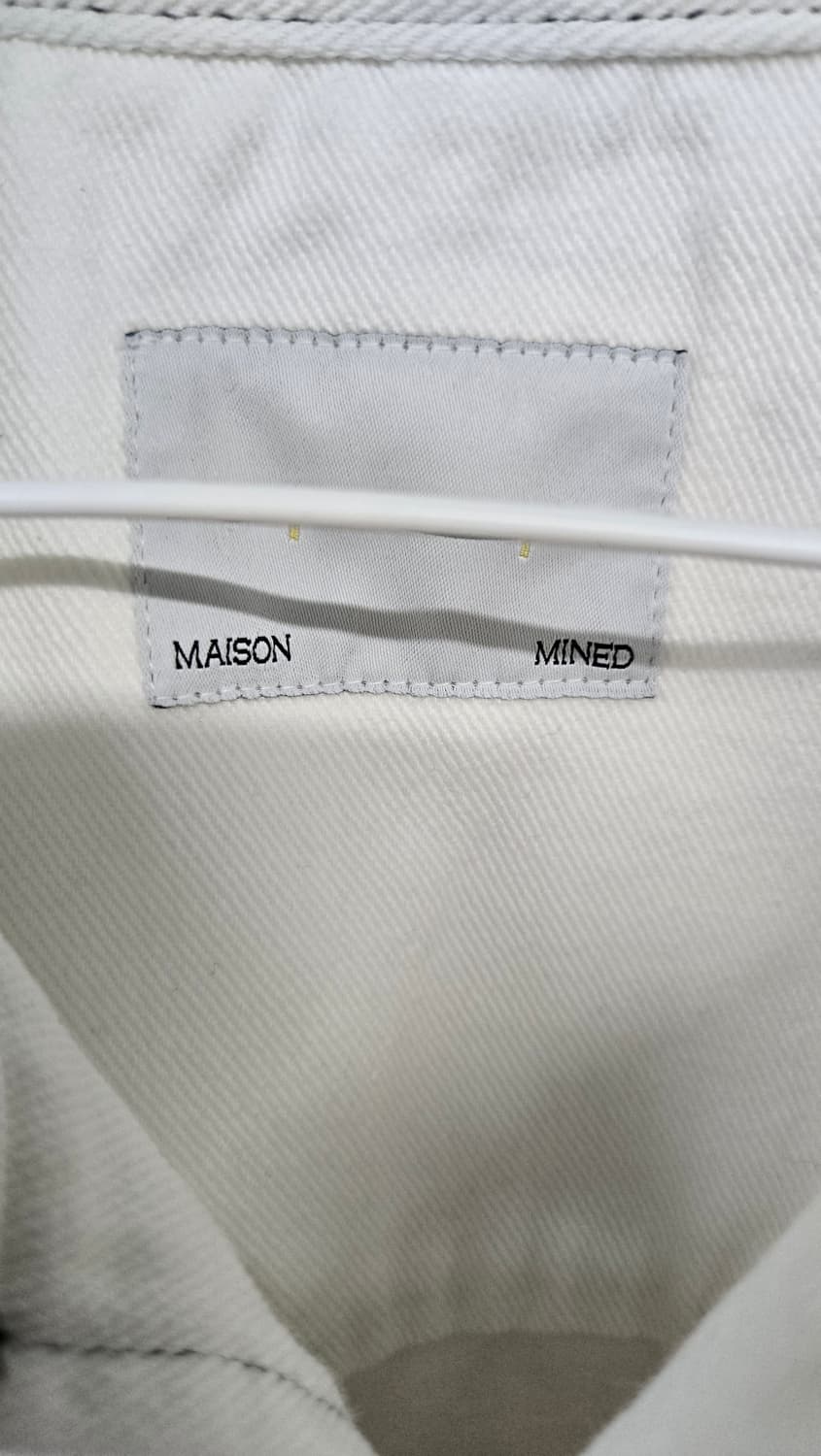 메종미네드 화이트데님자켓 상품이미지4
