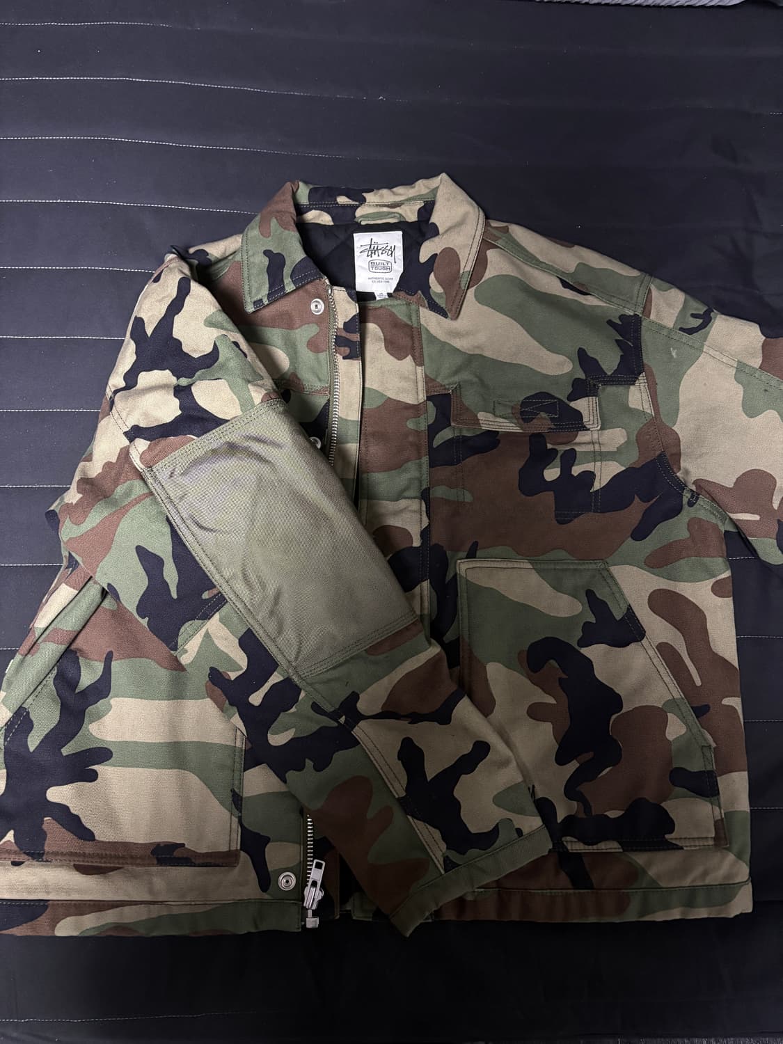 스투시 워크기어 자켓 카모 M 상품이미지2