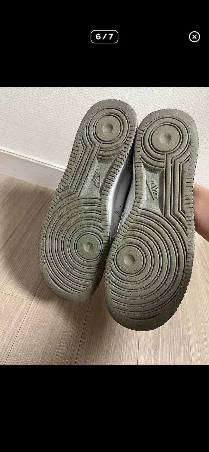 나이키 에어포스 화이트그레이(260) 상품이미지4