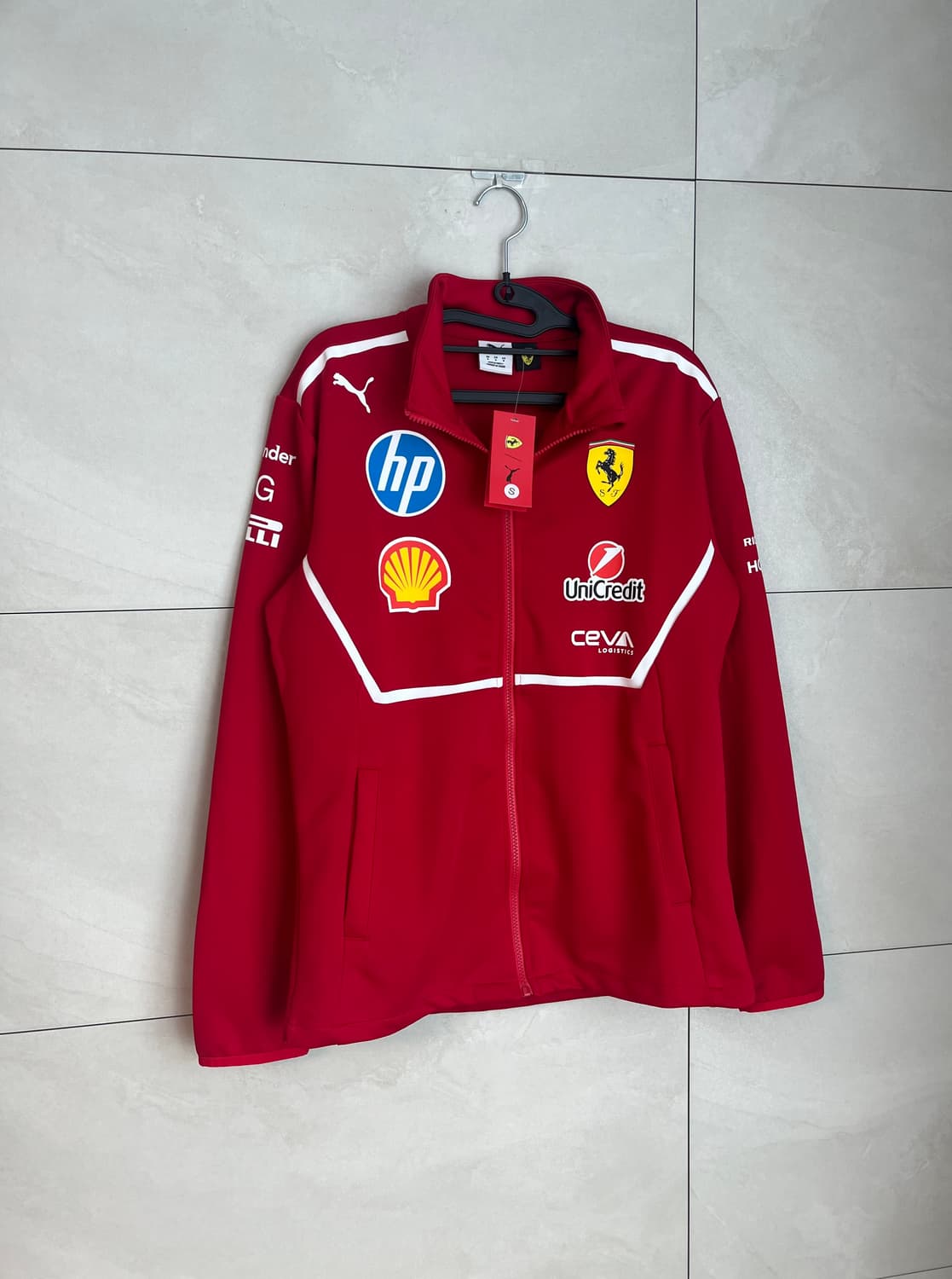 [새상품/S] 푸마 스쿠데리아 페라리 레이싱 F1팀 소프트쉘 자켓 져지 상품이미지3