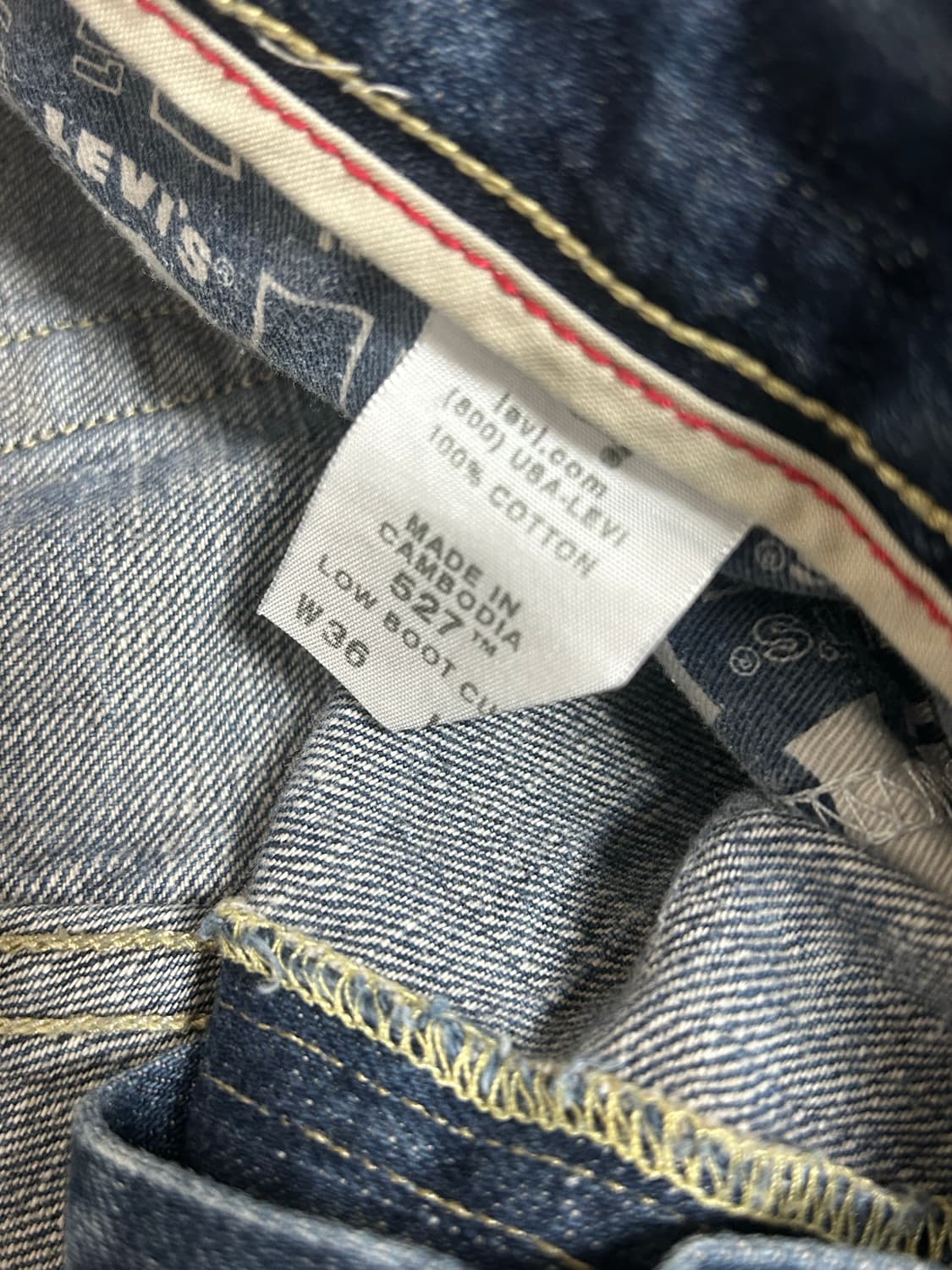 00s 리바이스 527 로우 부츠컷 데님팬츠 상품이미지7