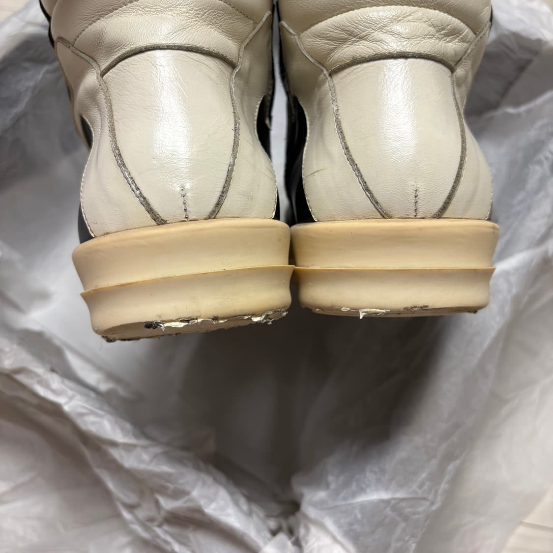 릭오웬스 지오바스켓 블랙 화이트 41 상품이미지4