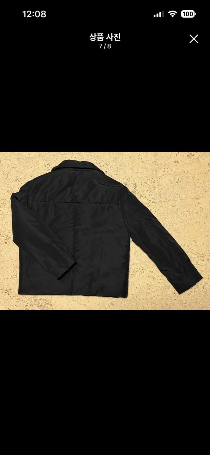 구민성 패디드 블루종 자켓 S 상품이미지4