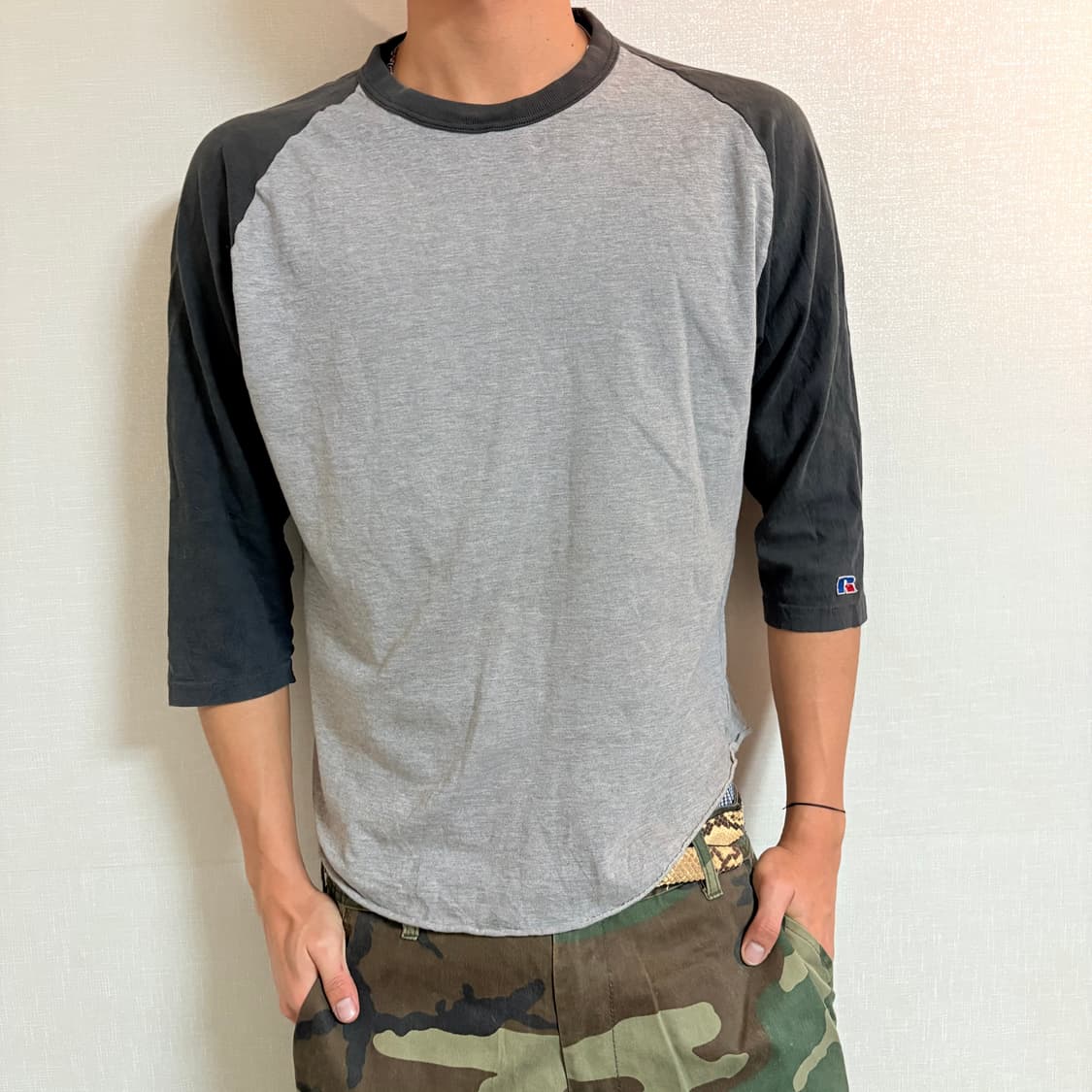 러셀 애슬렉틱(Russell athletic) 쿼터 슬리브 상품이미지3