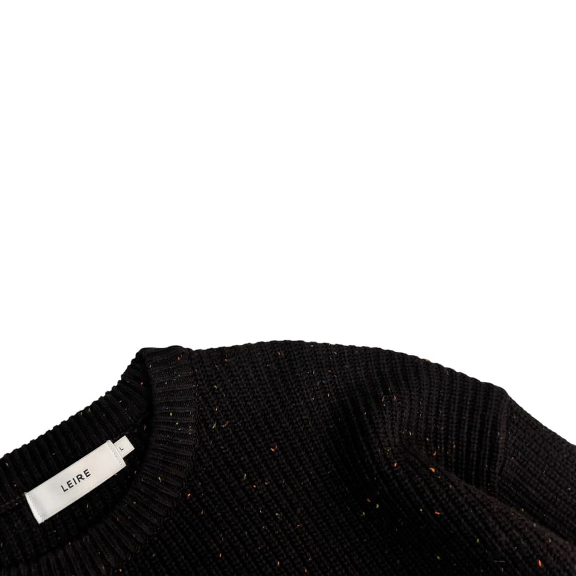 르아르 브라운 크루넥 니트 상품이미지3