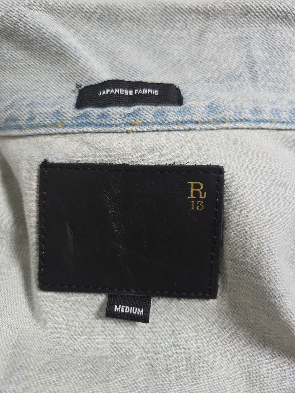 R13빈티지데님워싱청자켓 여성용 상품이미지5