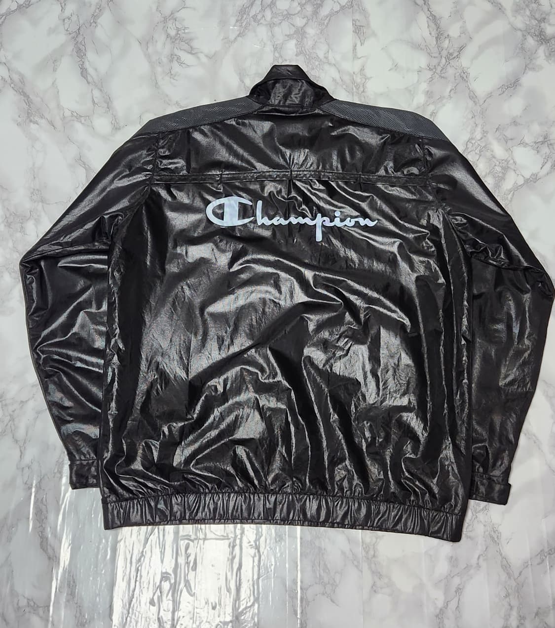 XL 챔피온 90s 빅로고 올드스쿨 아노락 바람막이 유광 자켓 상품이미지2