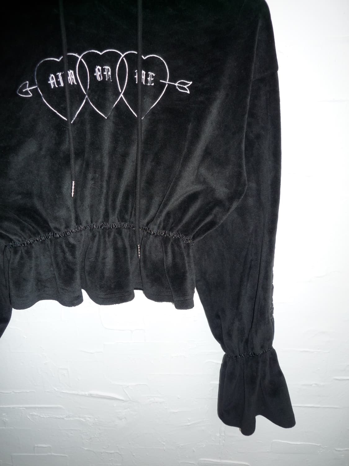 velvet cropped hoodi 상품이미지6