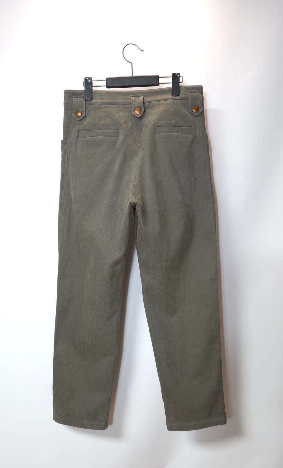 한섬 시스템 2021 코듀로이 세미와이드 골드 버튼 팬츠 67-98 상품이미지4