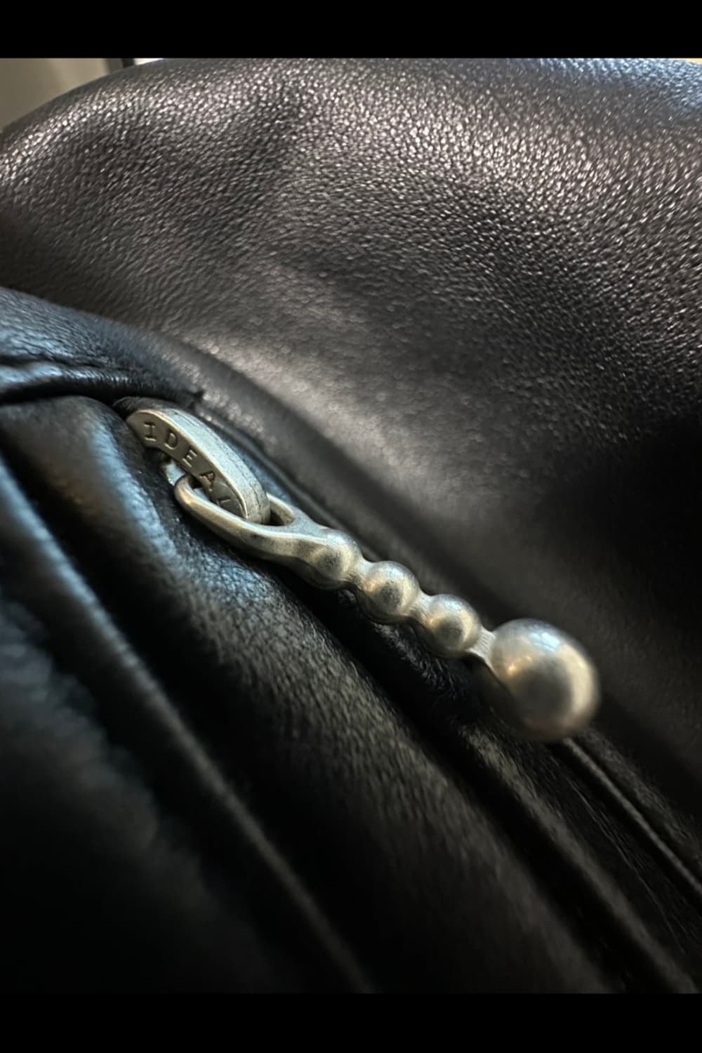 새상품급)올세인츠 램스킨 바이커자켓M/블랙 상품이미지8