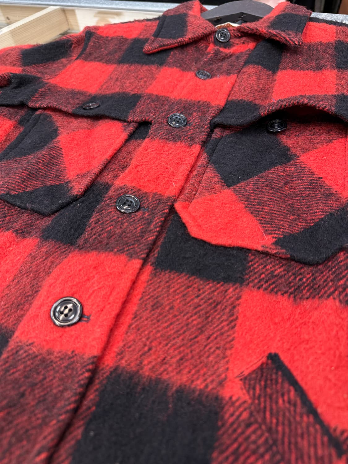 랭글러 90s 매키노 울 체크 셔츠 상품이미지5