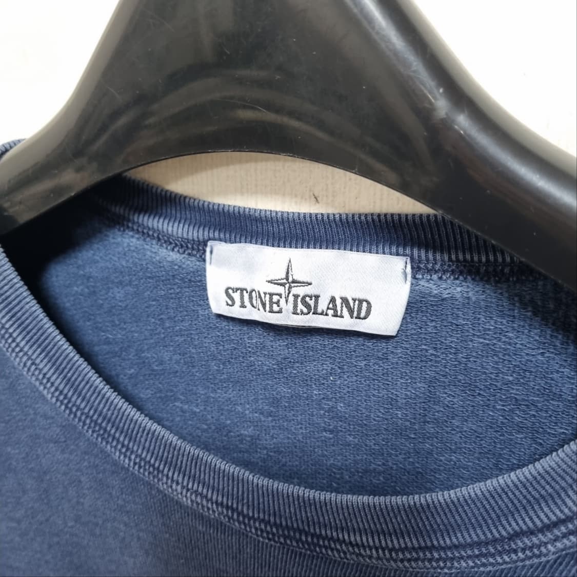 ( L ) 스톤아일랜드 네이비 맨투맨 티셔츠 상품이미지4