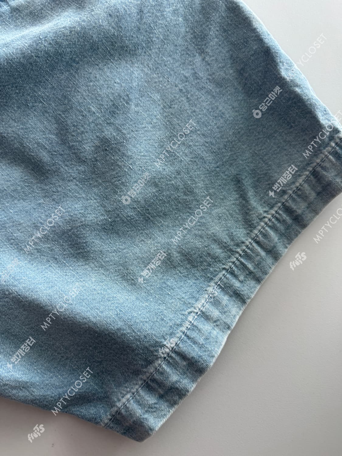 [S] 폴로 랄프로렌 프랩스터 연청 쇼츠 반바지 상품이미지8