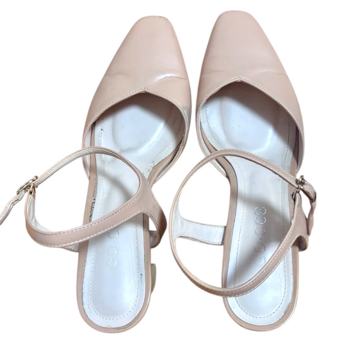 [240] 고세 GO CCE 누드톤 스트랩 미들힐  상품이미지5