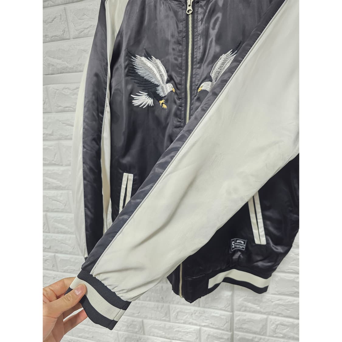 택포// 슈터 독수리 자수 스카쟌 점퍼 XL ejc 상품이미지3