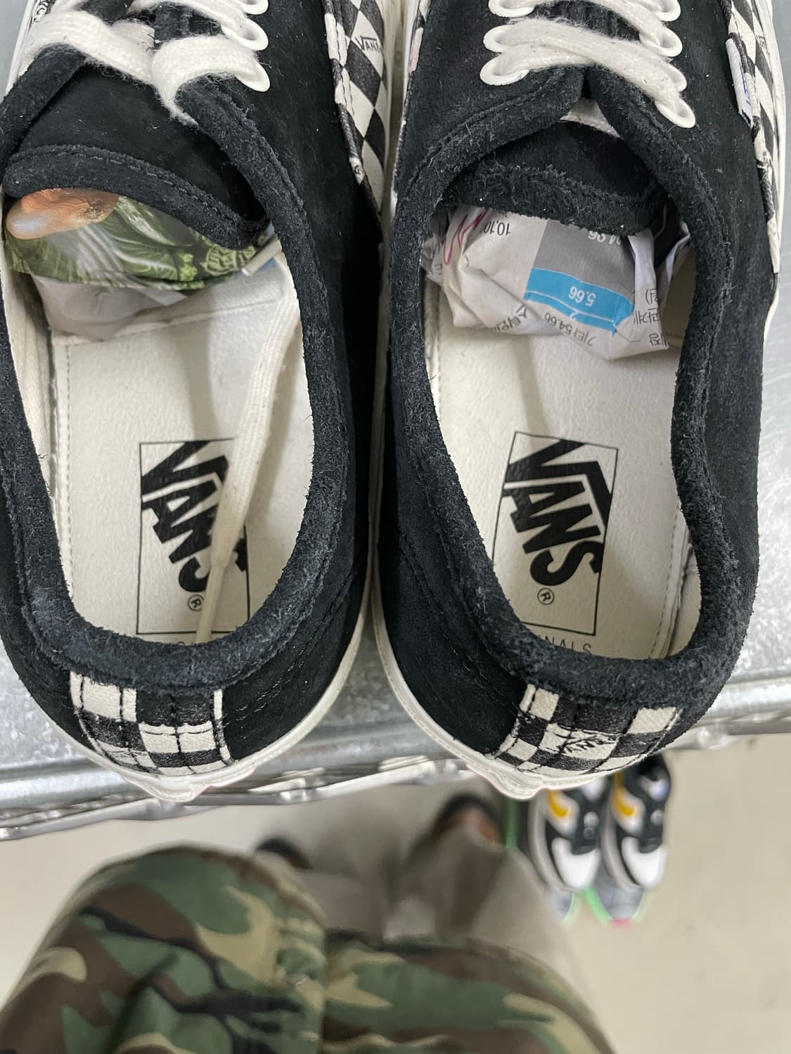 반스 볼트OG 어센틱 블랙 체커보드 토 275 (gr-4219) 상품이미지8