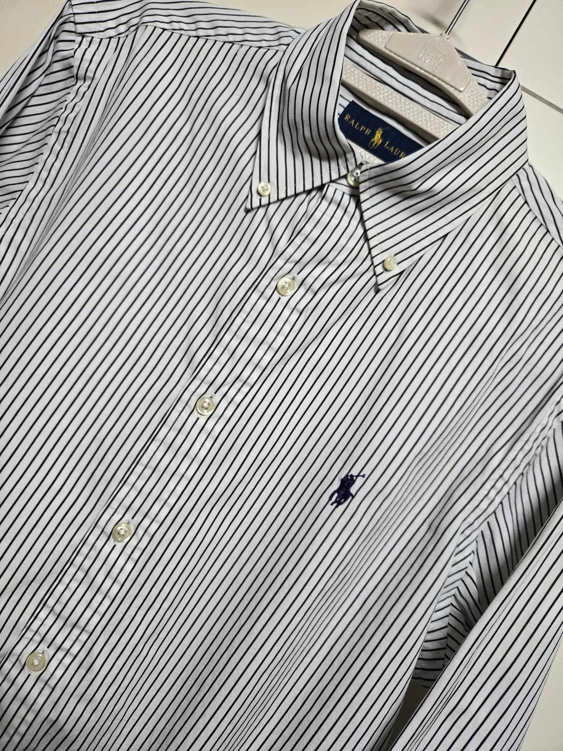 폴로 랄프로렌 네이비 스트라이프 셔츠 상품이미지1
