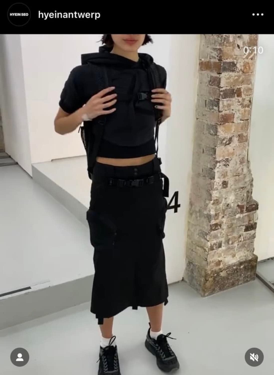[size2]혜인서 후드 크롭탑 상품이미지3