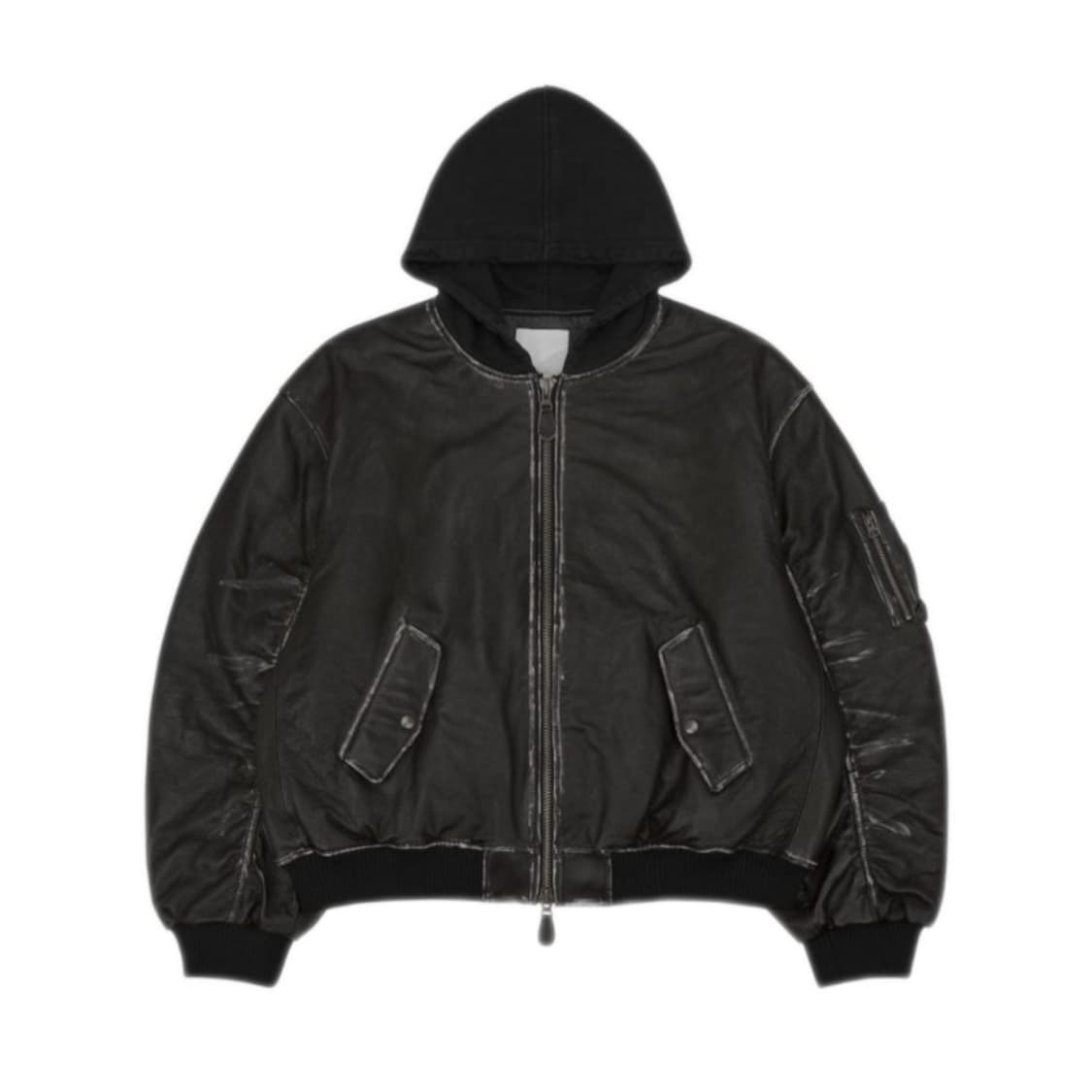 [1] 언더마이카 부록 빈티지 카우하이드 봄버 상품이미지1