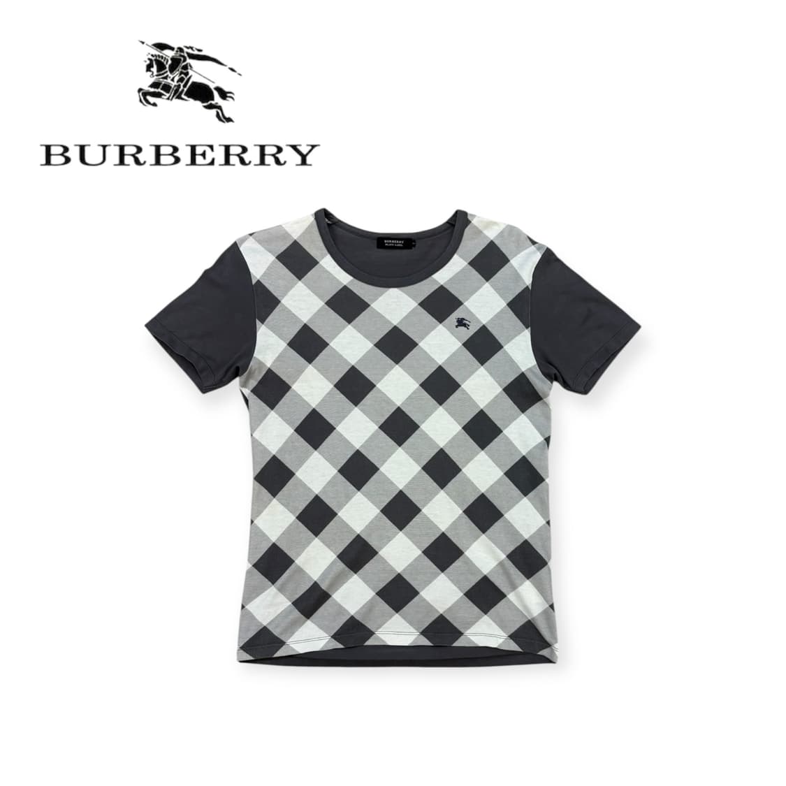 버버리 블랙라벨 노바체크 티셔츠 상품이미지1