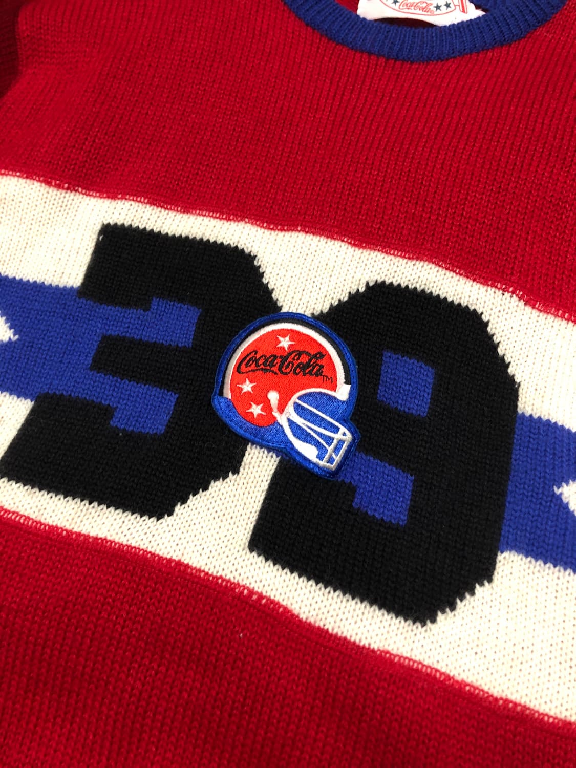 빈티지 레트로 코카콜라 울 니트 스웨터  상품이미지6
