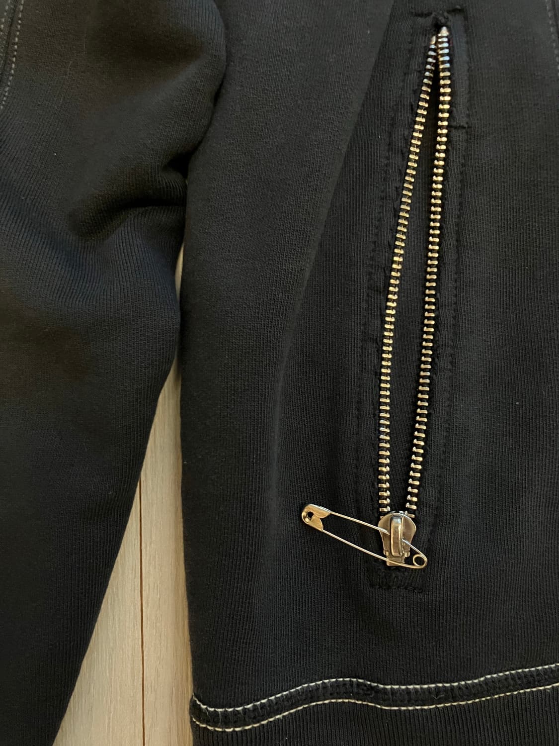 디젤 져지 집업 네이비 상품이미지4