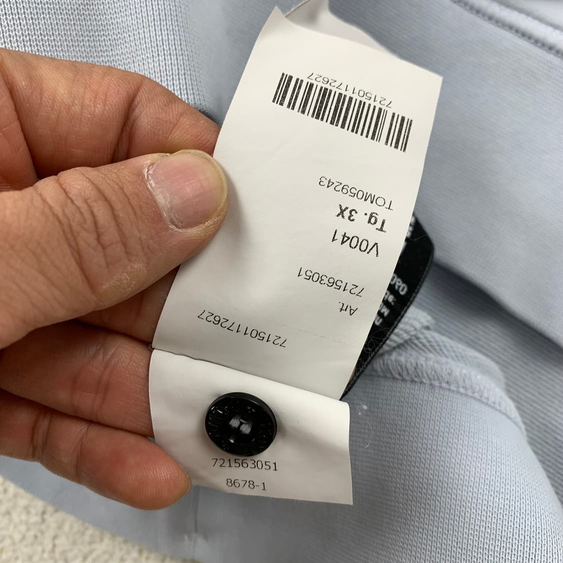 스톤아일랜드 와펜 패치 크루넥 맨투맨 스카이블루  상품이미지10