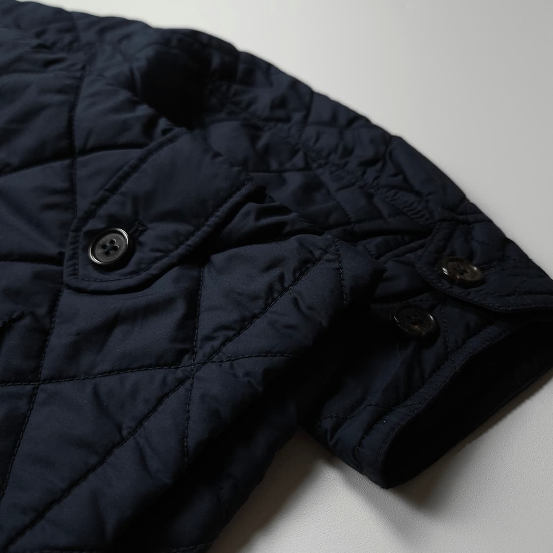 폴로 랄프로렌 신형 포니 로고 퀼팅 자켓 네이비 (M) 상품이미지6