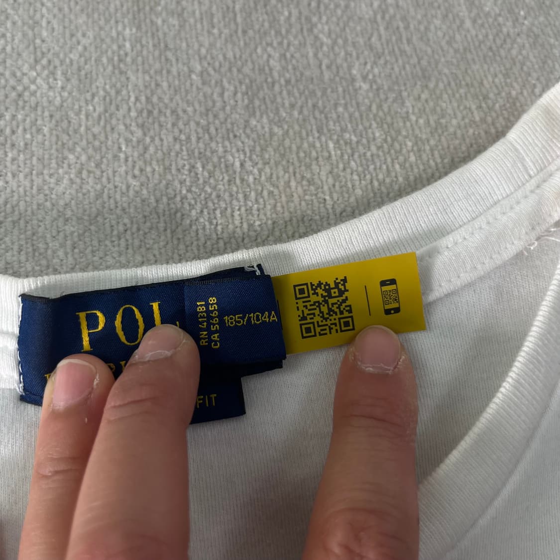 105 폴로랄프로렌 신형라벨 스몰포니 반팔 티셔츠 상품이미지4