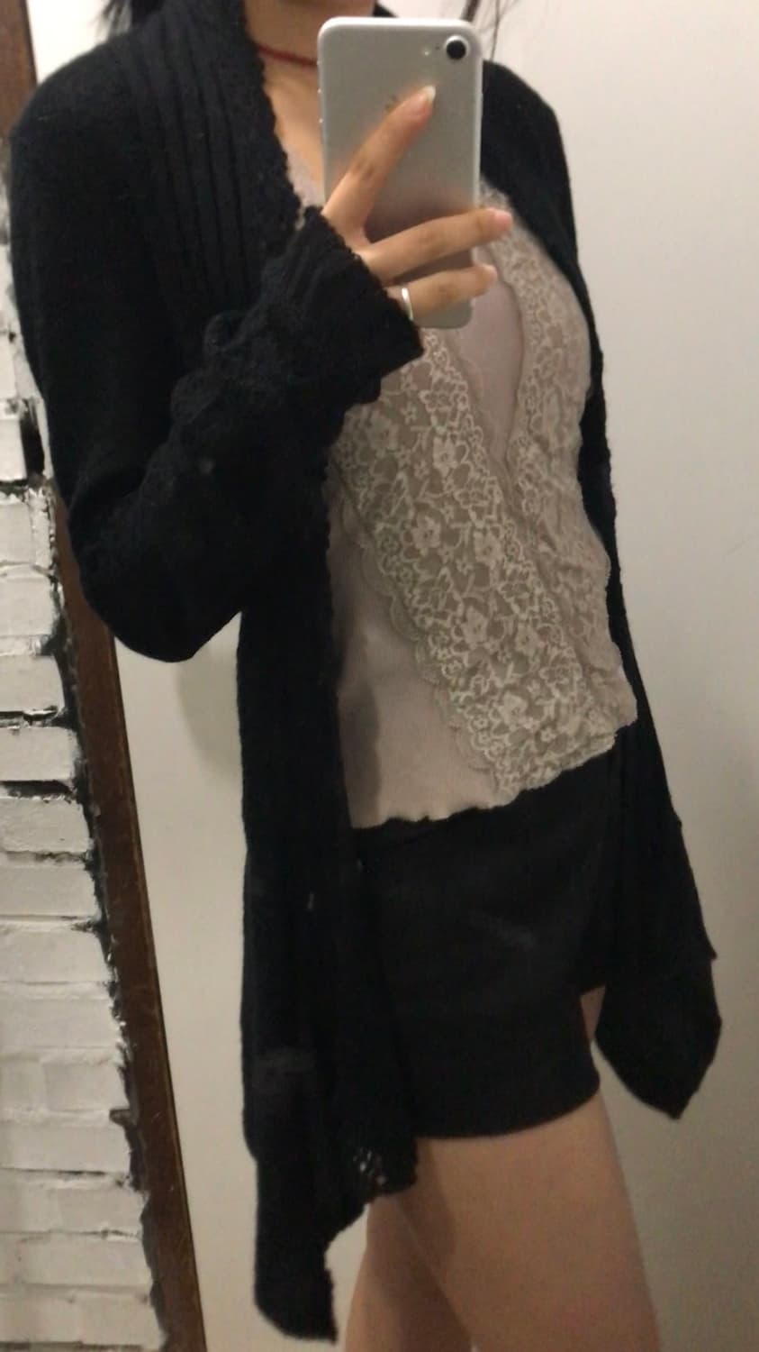 블랙 롱가디건 상품이미지4