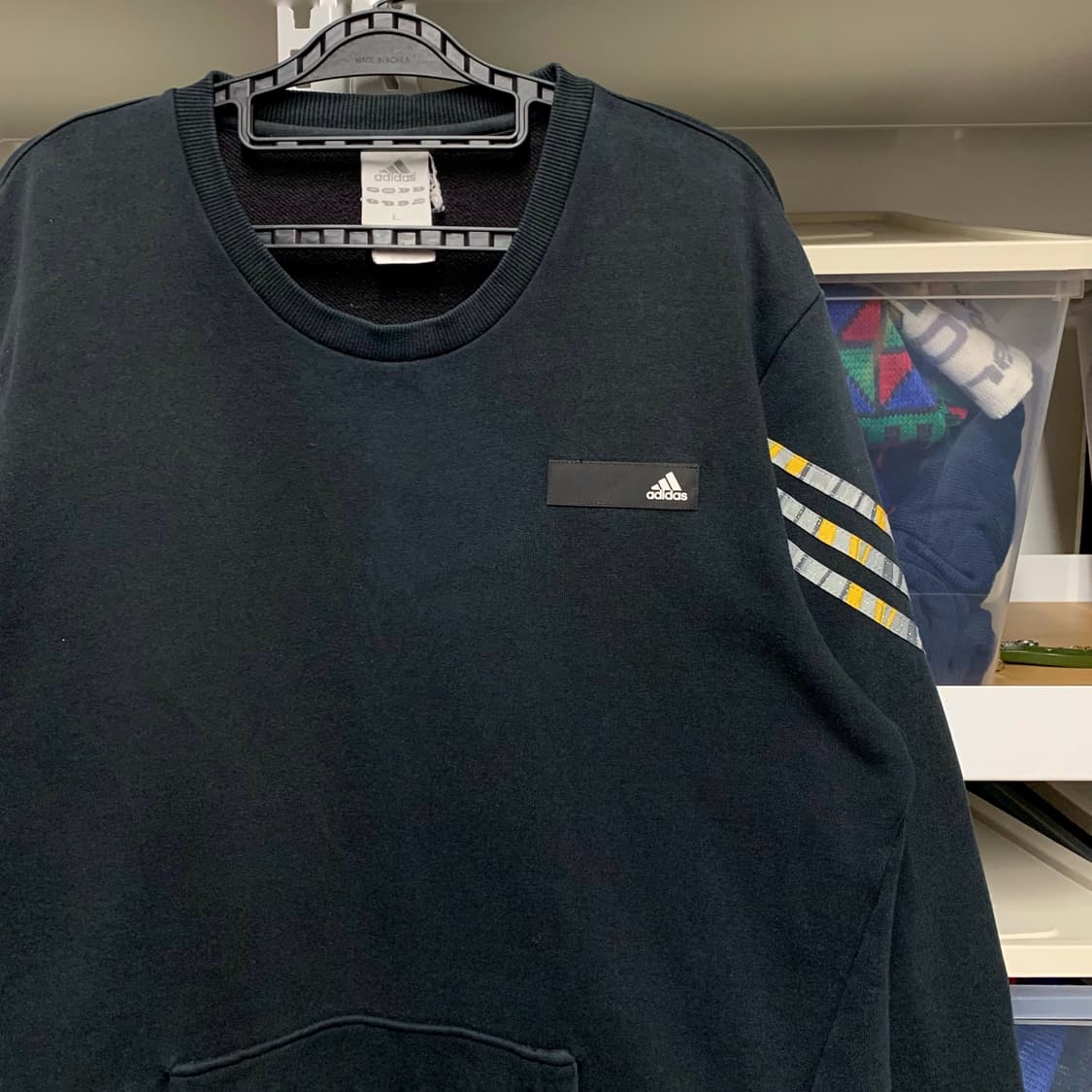 [L] 아디다스 3 STRIPE 맨투맨 스웻셔츠 상품이미지1