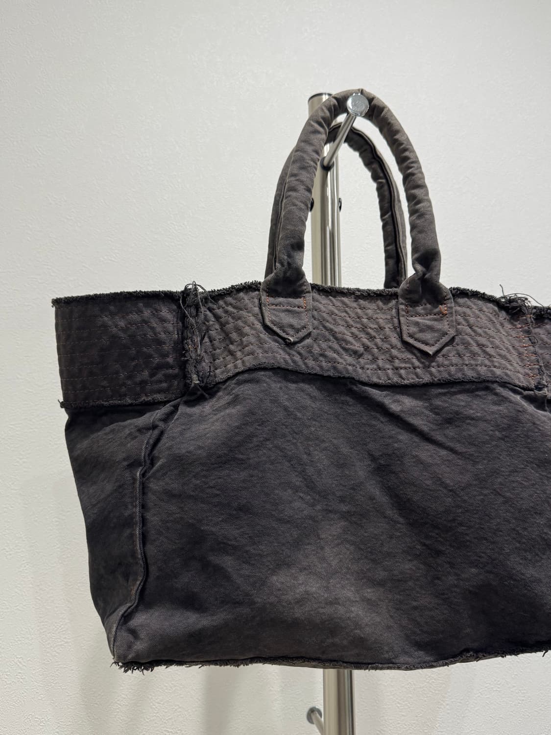 꼼데가르송 코튼 raw cut 토트백 상품이미지2