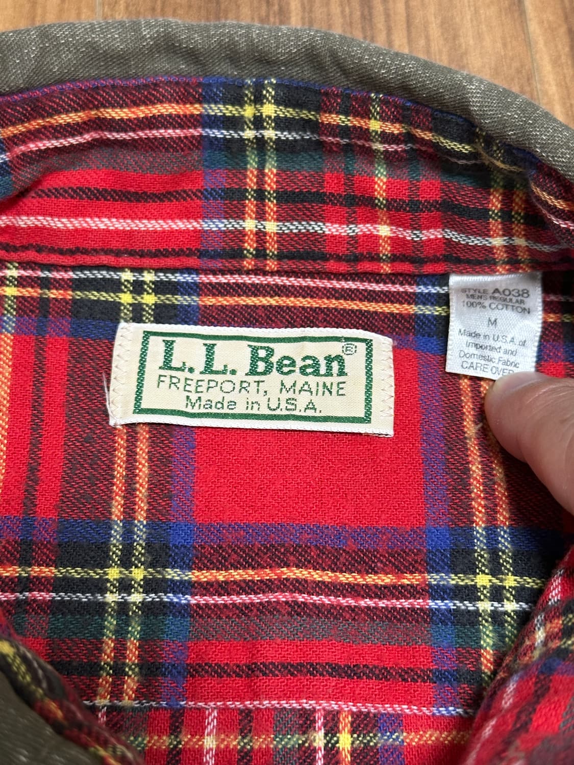 엘엘빈 헤비코튼 셔츠 M[made in USA] 상품이미지2