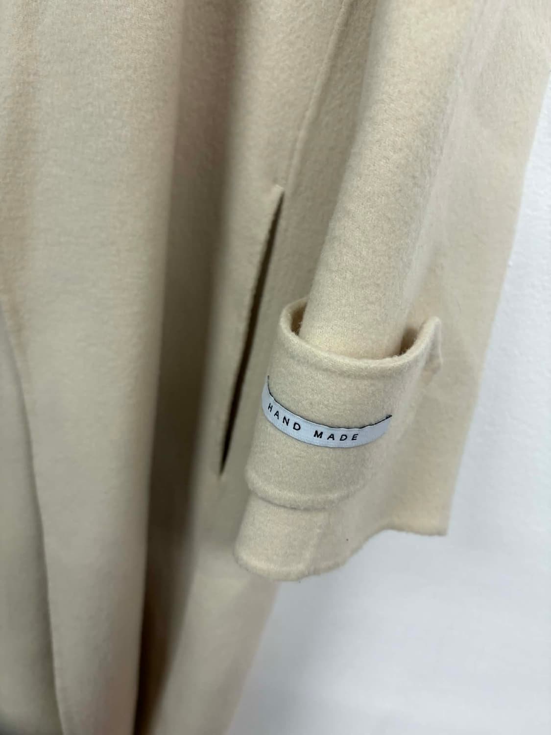 [F] 로아르 프리미엄 울 캐시미어 핸드메이드 코트 상품이미지5