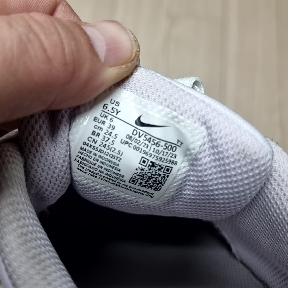 나이키 코트 로우 흰보라 스니커즈(245) 상품이미지8