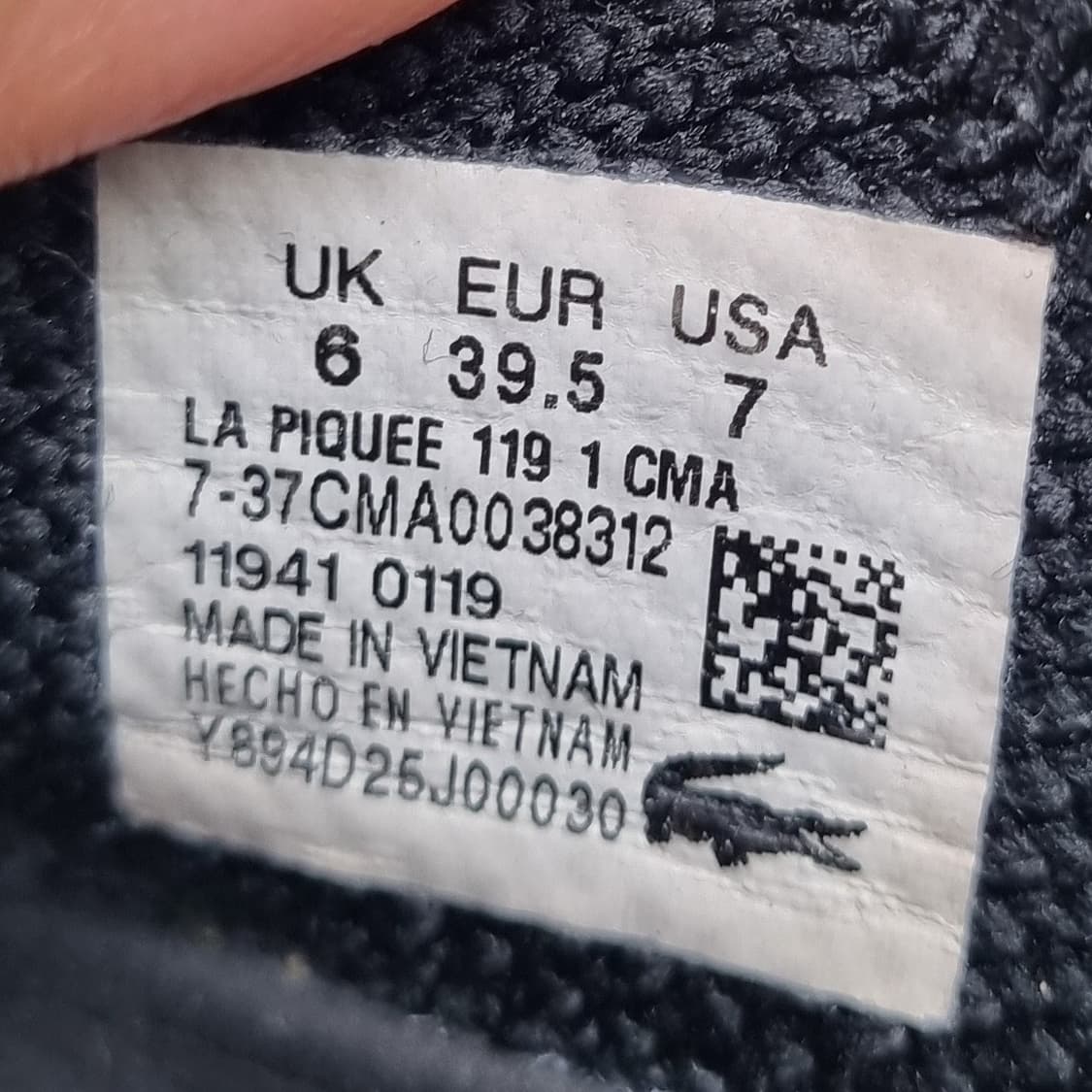 라코스테 라피케 니트 운동화250~255 상품이미지6