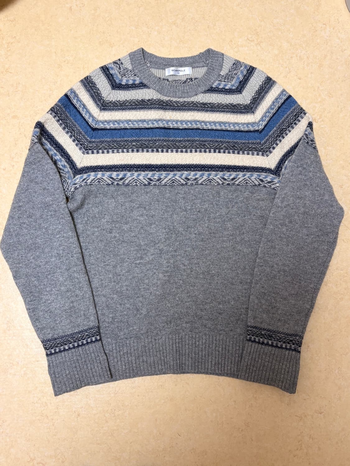 제일모직 빈폴 Beanpole 패턴 니트 스웨터 상품이미지1