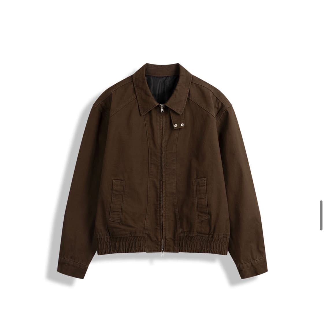 (새상품)(L) [데일리룸X알리스] 페이디드 그레인 코튼 블루종 자켓 상품이미지9