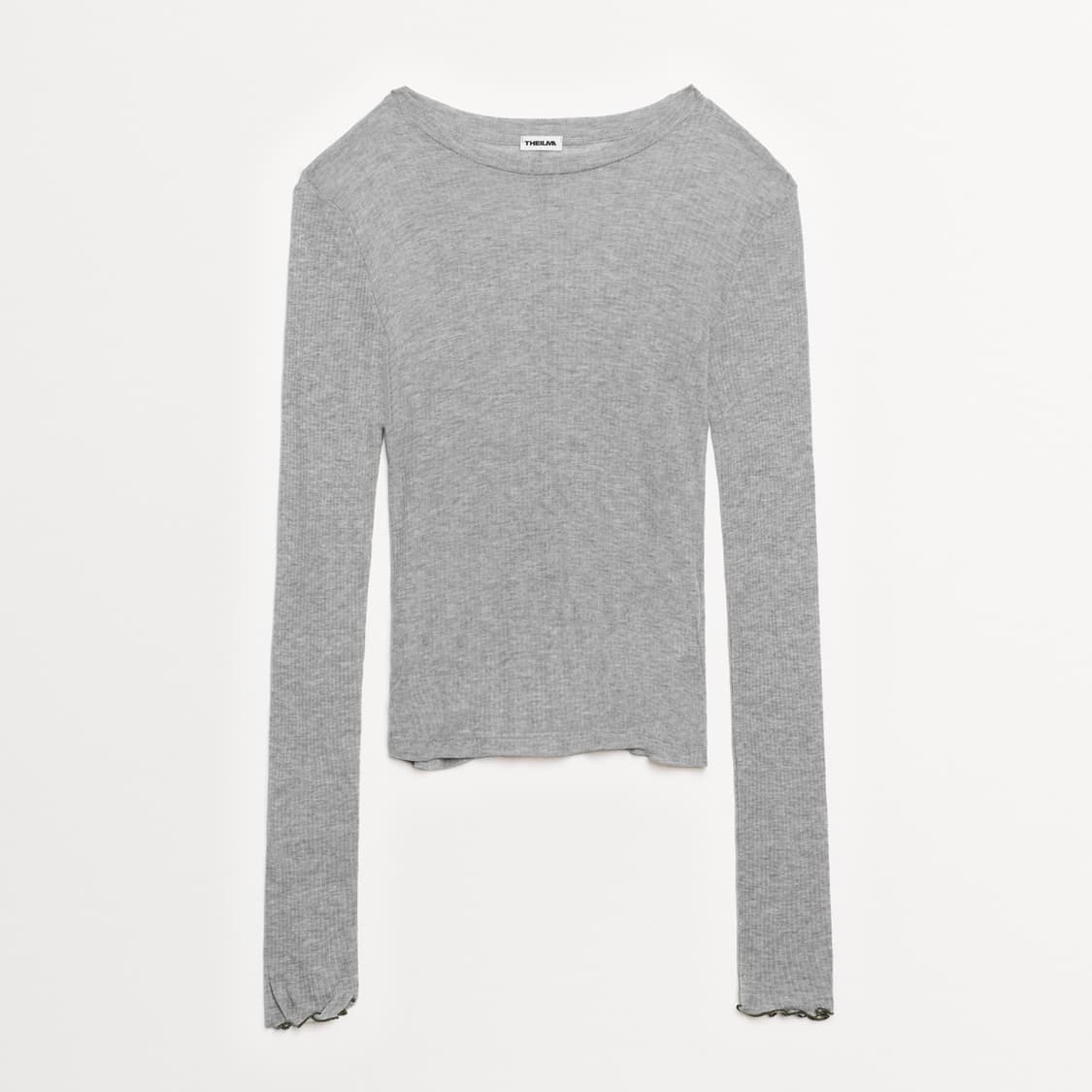 더일마 롤랑 라운드넥 탑 그레이(택안뗀 새상품) 상품이미지1