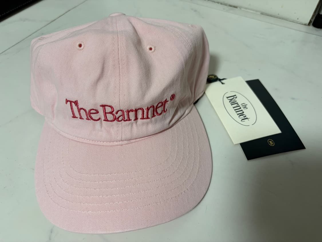 [새상품] 더바넷  Logo Ball Cap_Pink 상품이미지5