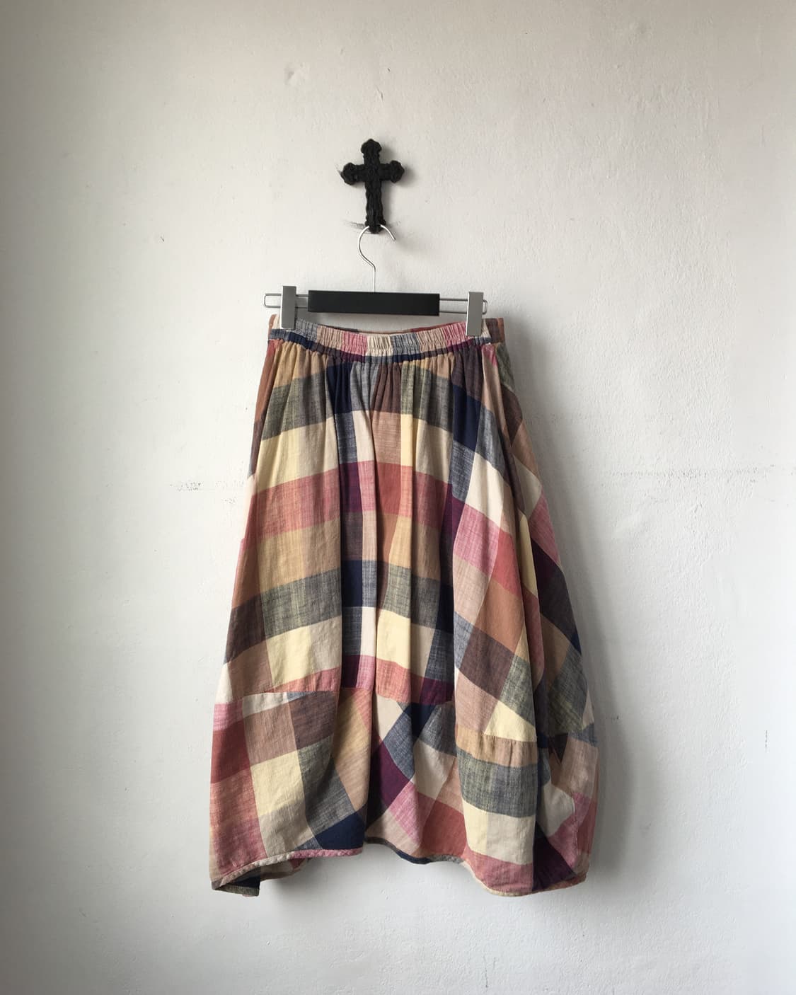Check pattern skirt 상품이미지2