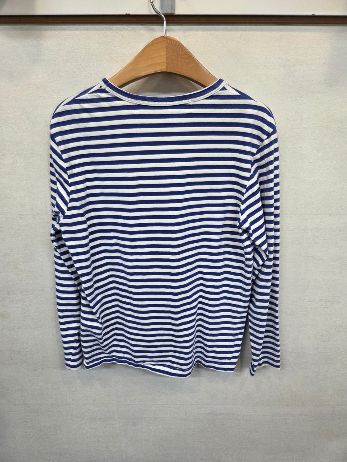 꼼데가르송 스트라이프 블루 롱슬리브 긴팔 m 상품이미지2