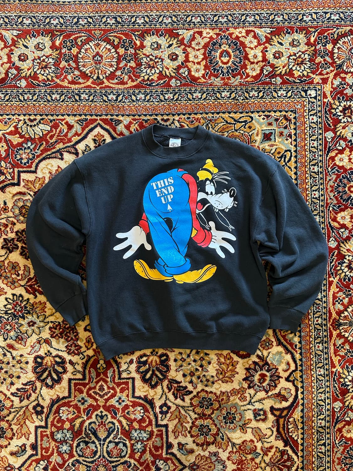 90s Mickey & Co 구피 'THIS END UP' - XL 상품이미지1